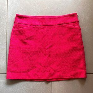Ann Taylor LOFT Petites Hot Pink Mini Skirt Pockets Woman’s Size 8P